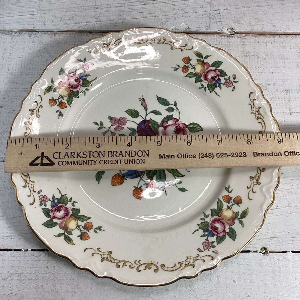 Vintage Homer Laughlin R1294 Luncheon Plate 9” 1940s - Picture 8 of 8